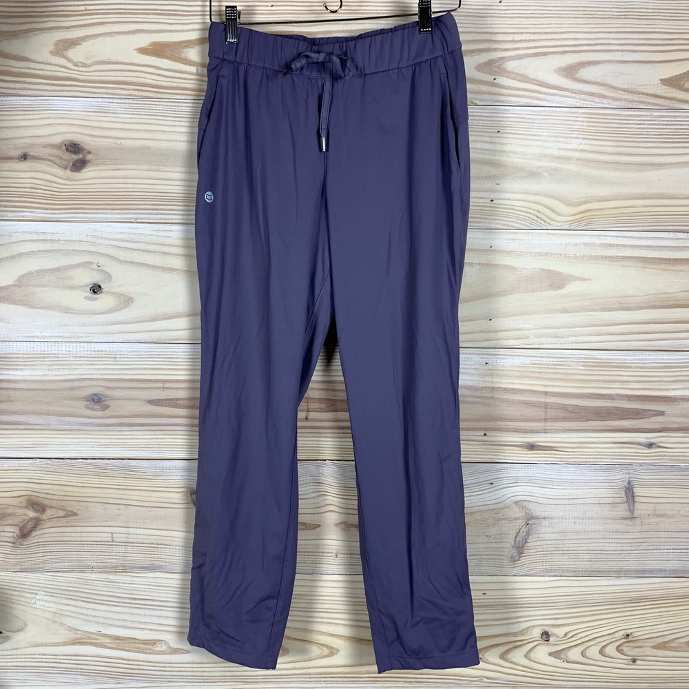 Freeleaf Joggers Women S Purple Athletic Drawstring Waist Pockets Lightweight